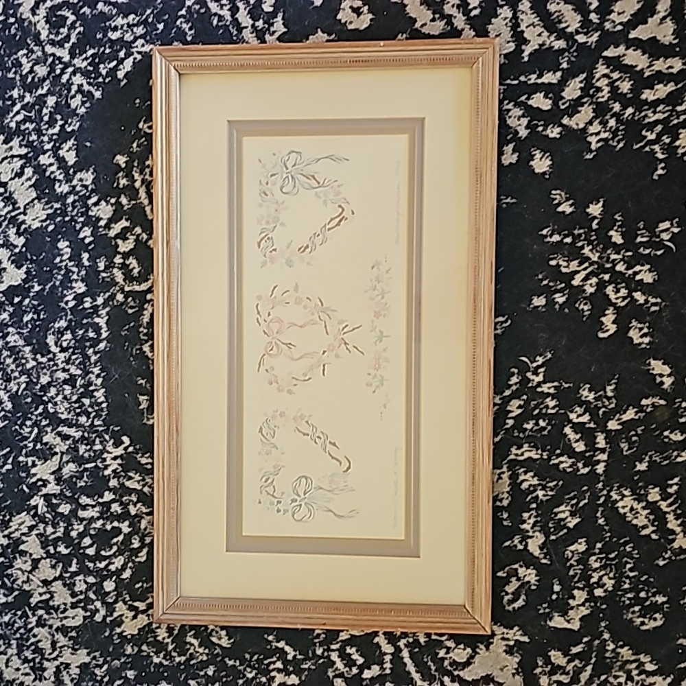 1988 Bloomin' Hearts of Spring Print Signed by Shawn Mory McMillion